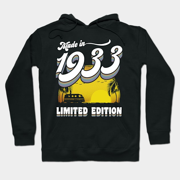 Made in 1933 90th Birthday Gift 90 Years Old 90th Birthday Hoodie by KsuAnn